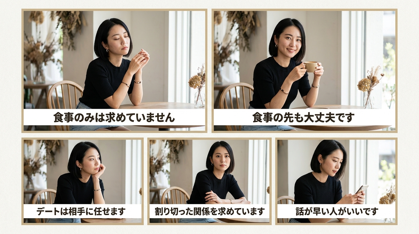 プロフィールから大人可能か判断するチェックポイント