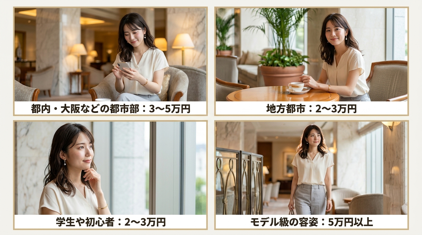 大人ありデートのお手当相場と前払いのルール