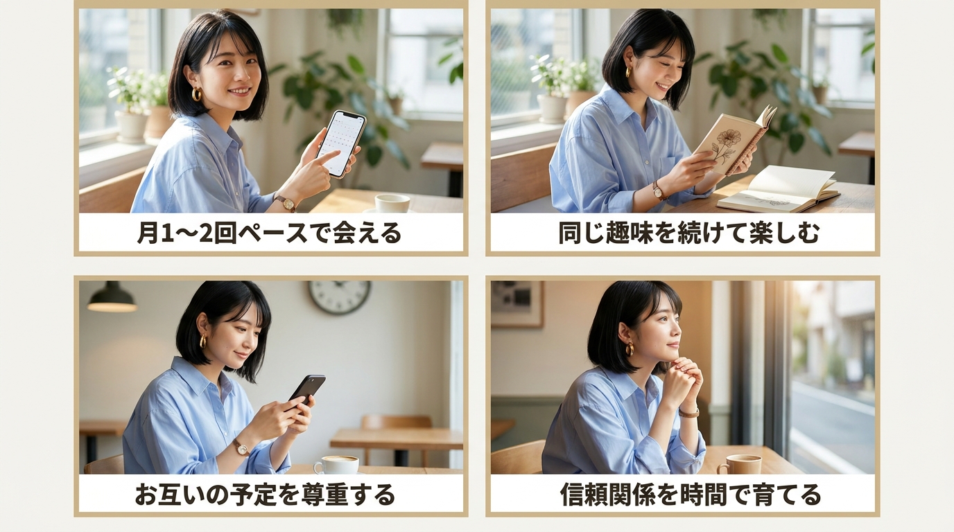 継続的な関係を希望する姿勢の示し方