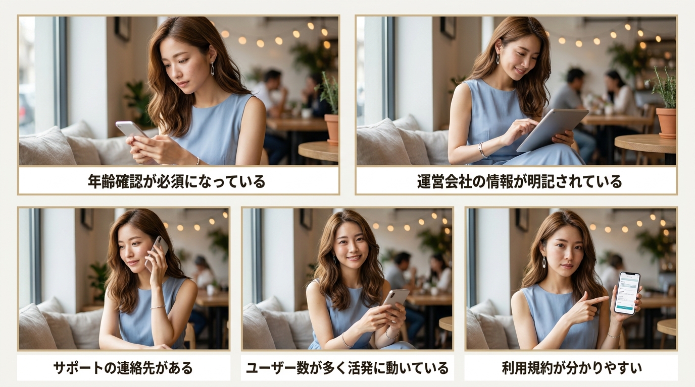 信頼できるアプリ・サービスの選び方