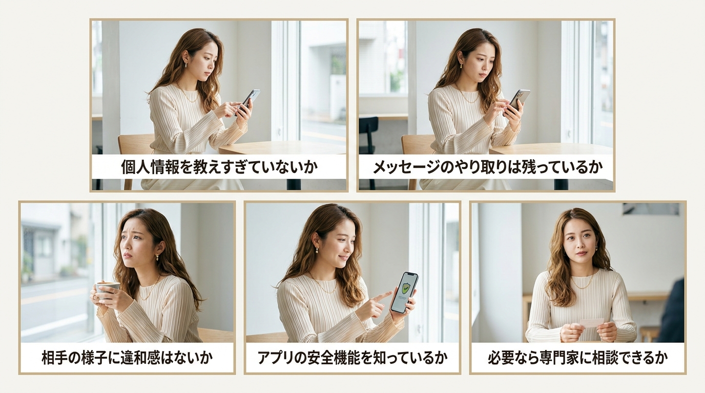 安全にパパ活の誘いを断るためのチェックリスト