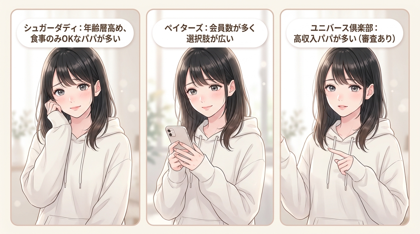 ユニバース倶楽部は高収入パパが多い