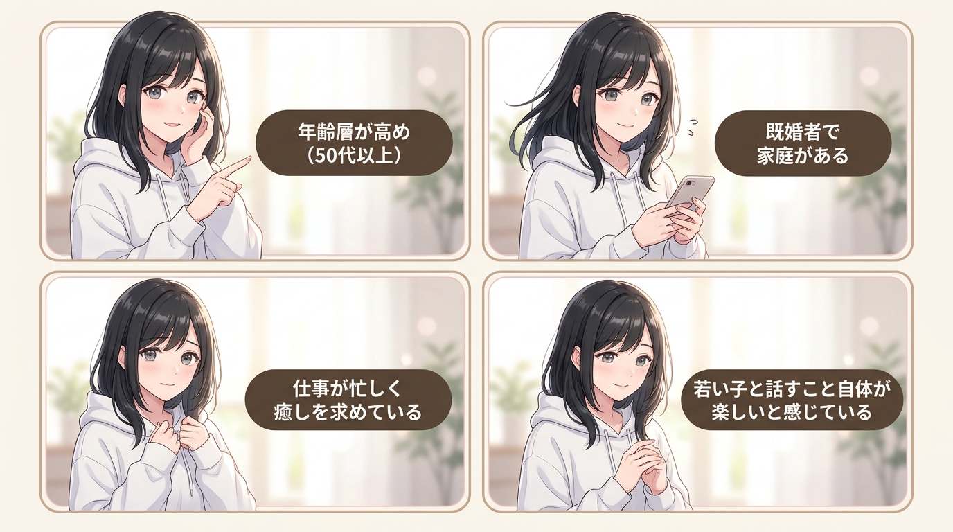 食事のみを受け入れてくれるパパの特徴