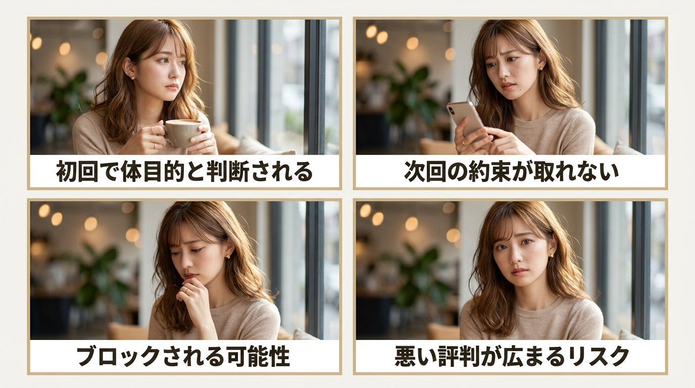 いきなり誘うことで失う信頼と今後の関係性