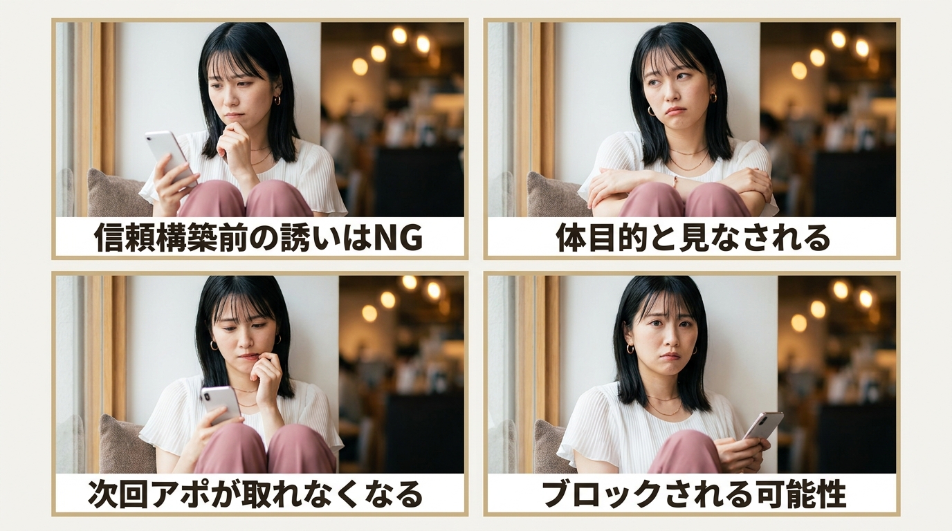いきなりホテルに誘って成功する確率とリスク
