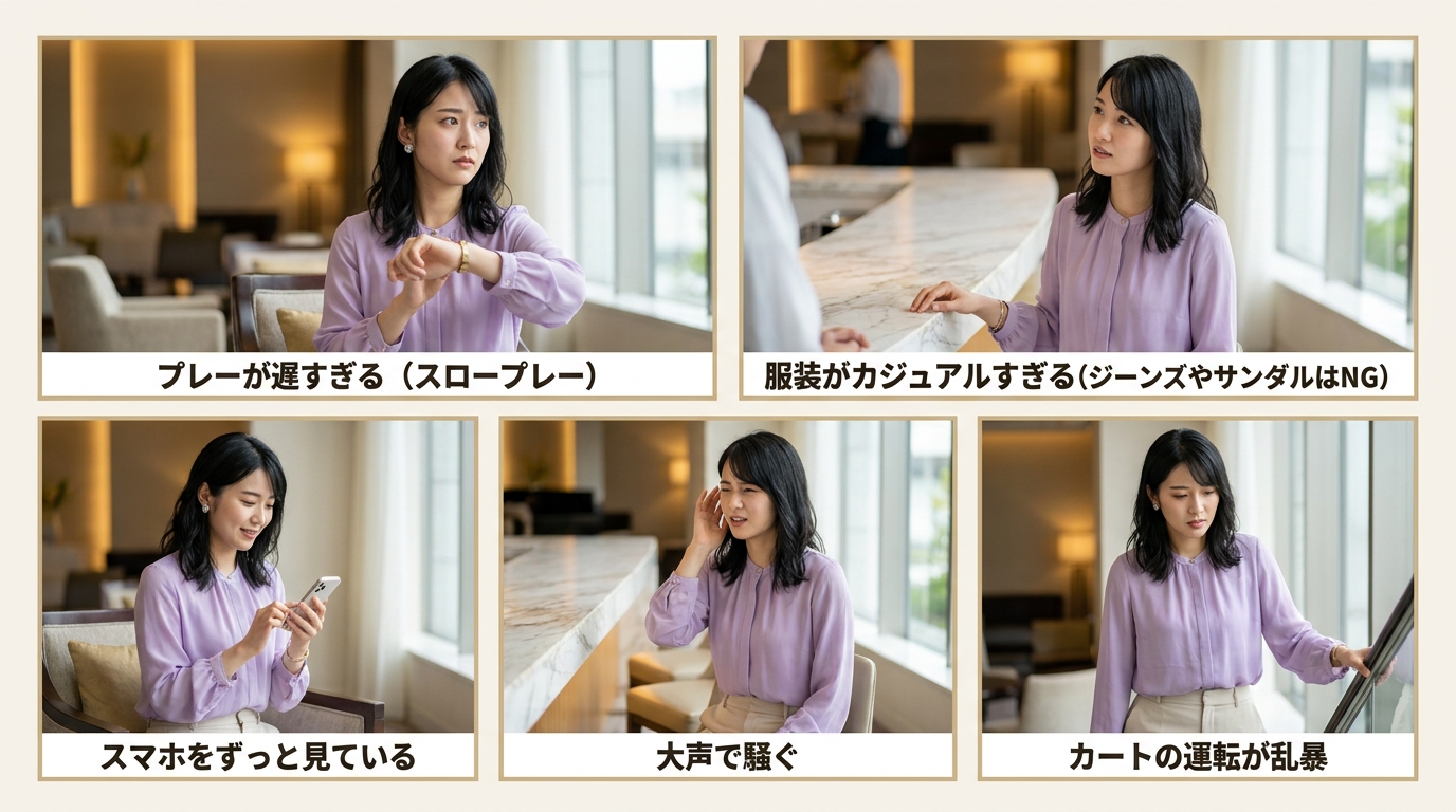 マナーとルールを守らないと二度と誘われないリスク