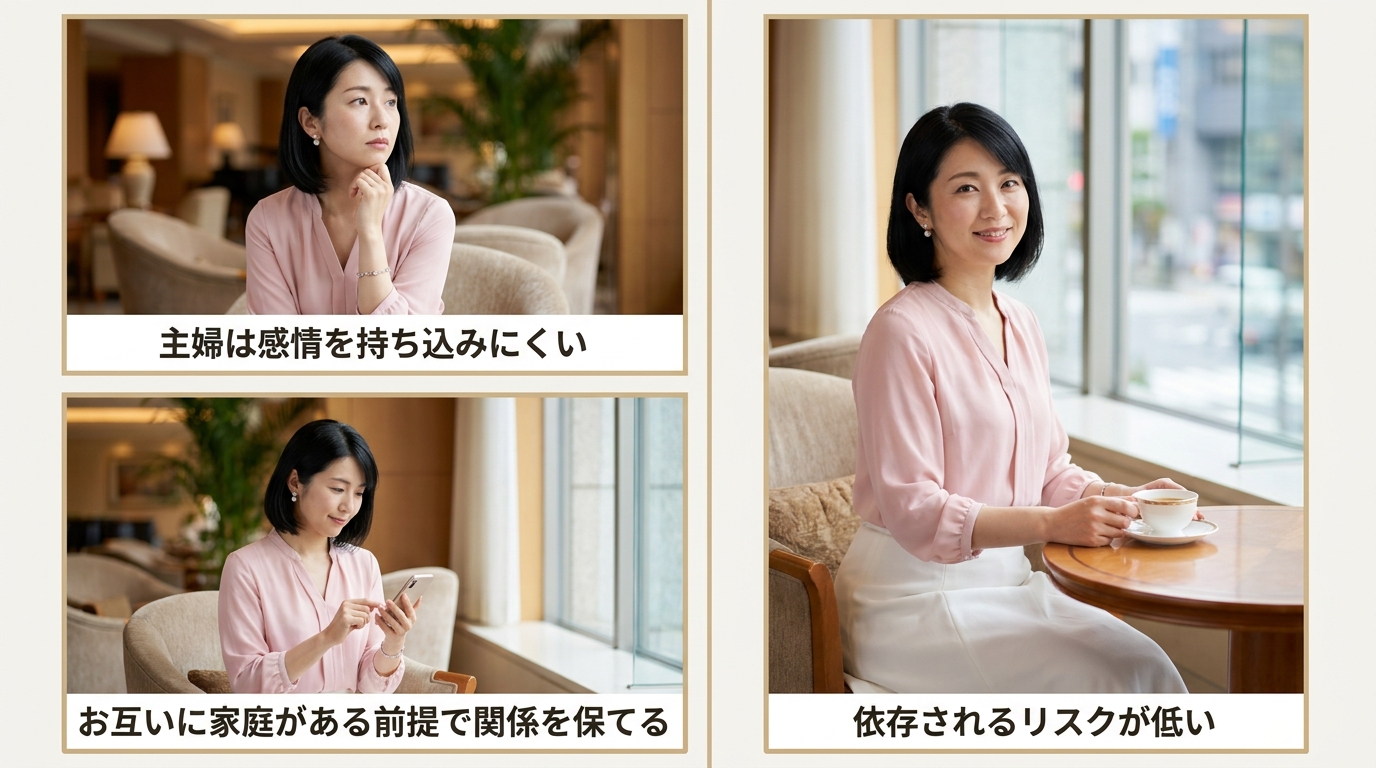 トラブルになりにくい割り切った関係を望むパパの需要