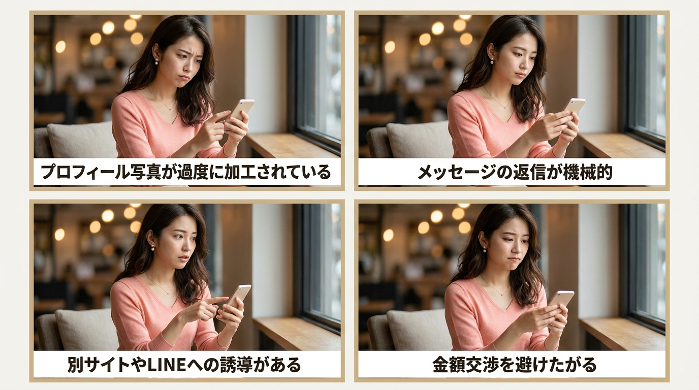 未成年や業者を見極めるチェックポイント